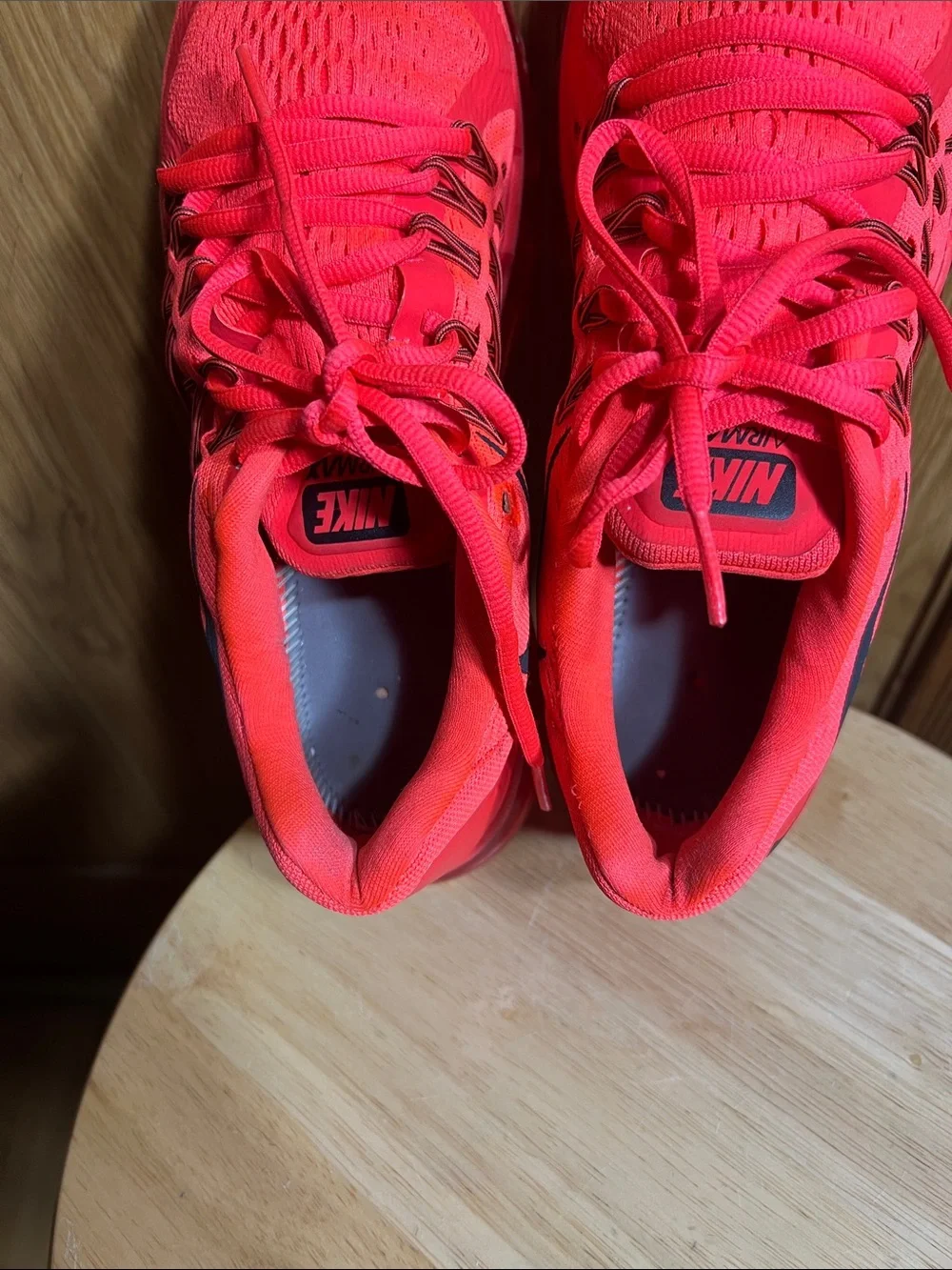 Nike Women's Neon Coral Athletic Running Shoes